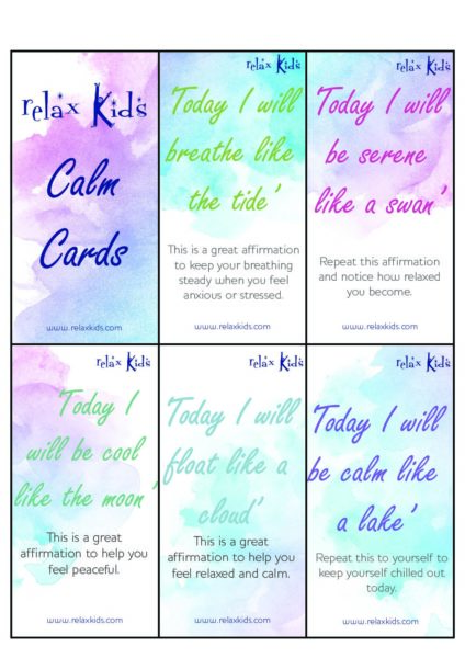 Calm affirmations - Cuddington and Dinton School